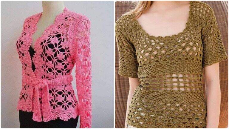Blusas de Crochê: Estilo Atemporal que Encanta Gerações!