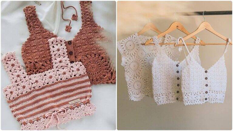 Croppeds de Crochê: Estilo, Versatilidade e Toque Artesanal