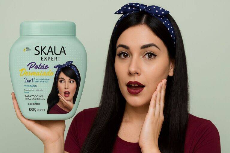 Esse produto da Skala que elimina o frizz e custa menos que um café – você precisa conhecer!