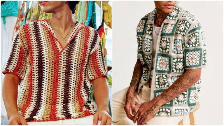 Blusas de Crochê Masculinas: Estilo, Conforto e Originalidade!