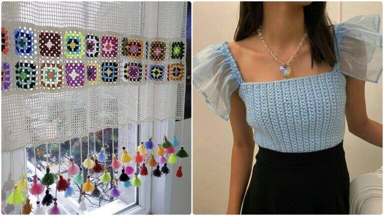 Crochê Moderno: Decoração e Moda Criativa que Encantam!