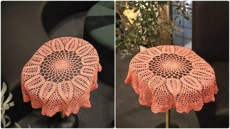 Toalha de Mesa em Crochê Imperial: Decoração Mais Elegante!