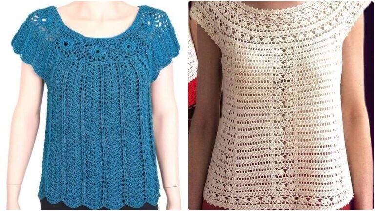 Blusas de Crochê: Versatilidade, Elegância e Originalidade em Uma Peça!