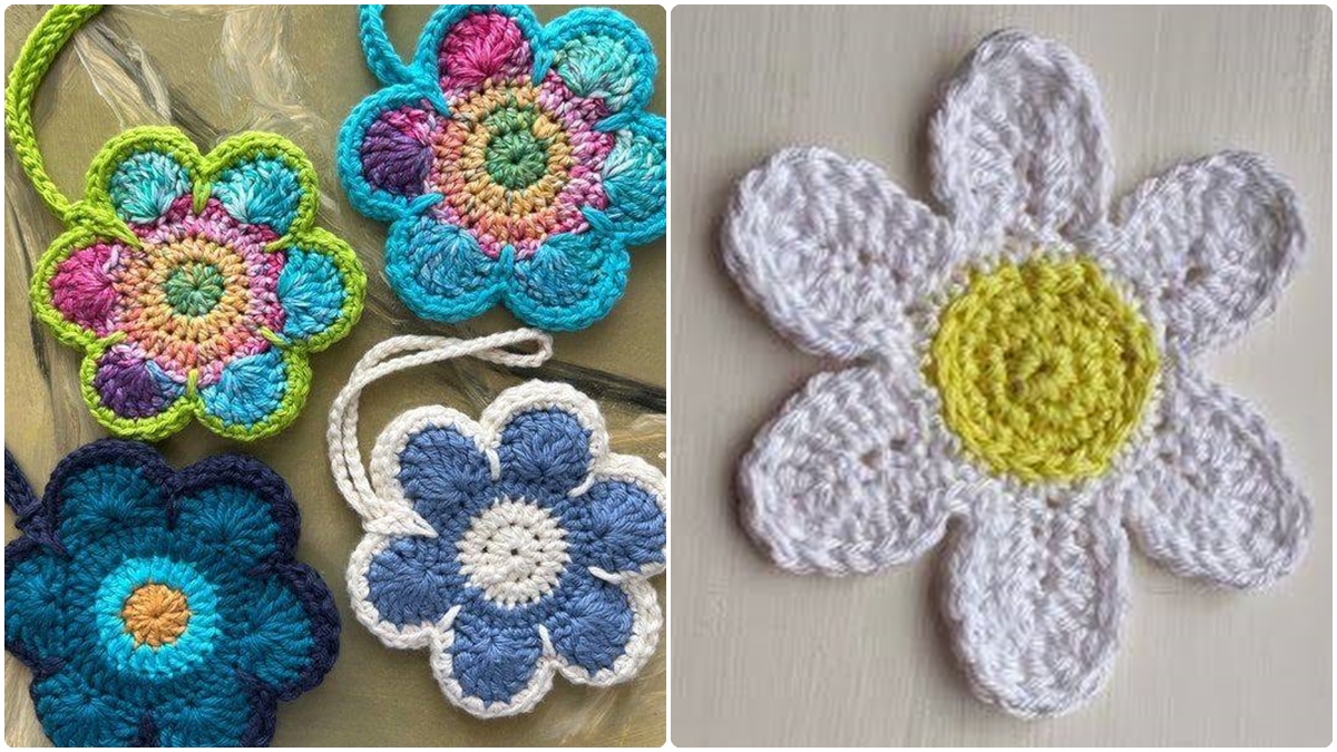 Flores de Crochê para Aplicação: Detalhes Lindos que Transformam!