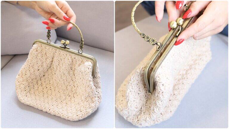 Bolsa de Crochê Barroco Vintage: Elegância com Charme!