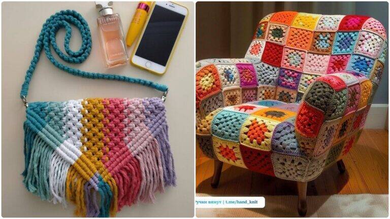 Inspirações de Crochê Moderno: Estilo e Decoração com Alma Artesanal