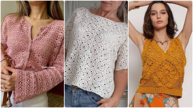 Blusas de Crochê Lindíssimas: Tramas que Vestem Encanto!