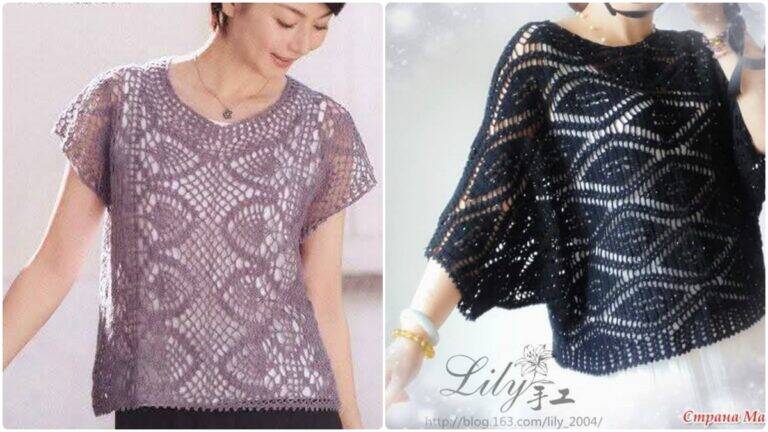 Blusas de Crochê com Gráficos: Transforme Pontos em Arte que Veste!