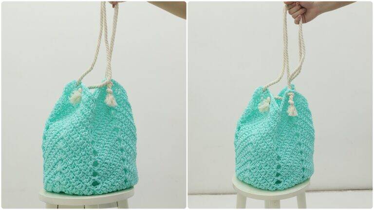 Bolsa de Crochê Náutico Candy: Uma Peça Linda e Criativa!