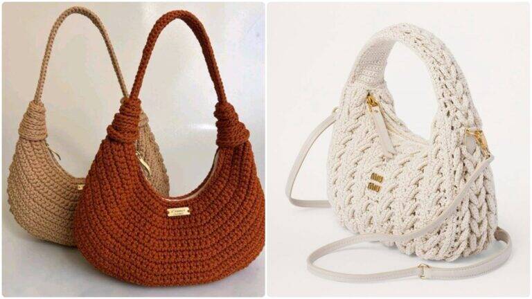 Bolsas de Crochê: Modelos Despojados e Encantadores Para Usar!