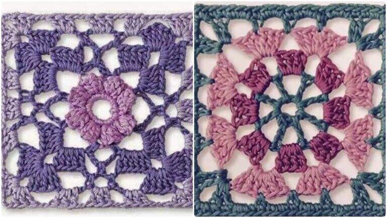 Squares de Crochê com Gráficos: Crie Peças Incríveis com Quadrados Mágicos!