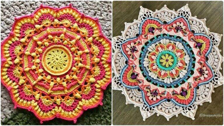 Toalhinhas de Crochê Colorido: Delicadeza, Criatividade e Inspirações!