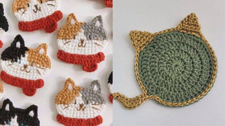 Porta-Copos de Crochê: Delicadeza Artesanal Para Decorar e Proteger