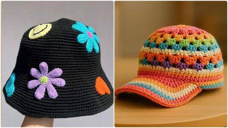 Bucket Hats e Chapéus de Crochê com Gráficos: A Nova Tendência da Moda Artesanal!