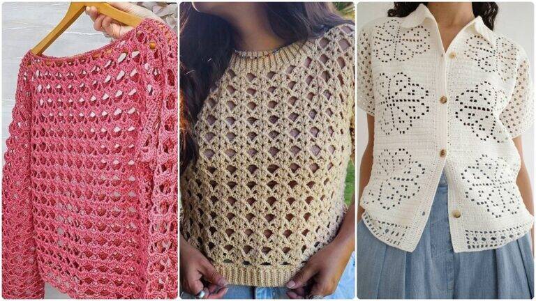 Descubra como criar blusas de crochê estilosas e cheias de charme!