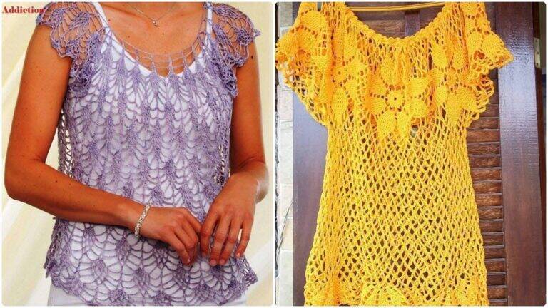 7 Blusas de Crochê: Charme Feito à Mão que Nunca Sai de Moda!