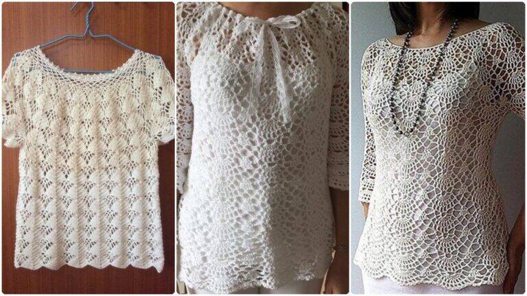 15 Blusas de Crochê que Encantam: Inspire-se e Crie Seu Estilo Único!