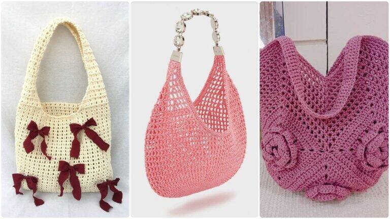 Bolsas de Crochê: Se Inspire e Crie Peças para Todos os Gostos!