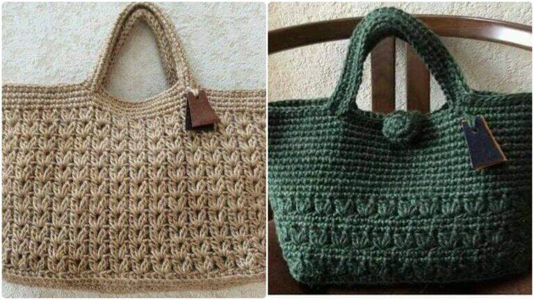 17 Modelos de Bolsas de Crochê com Gráficos Grátis e Ideias Sofisticadas!