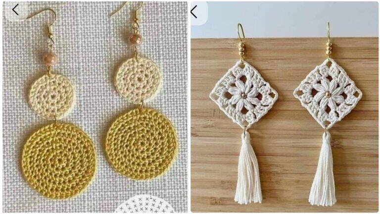 Brincos de Crochê: Crie os Seus Próprios Acessórios com Estilo e Criatividade!