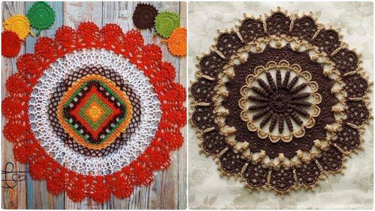 9 Centros de Mesa em Crochê: Crie Peças Coloridas e Elegantes!