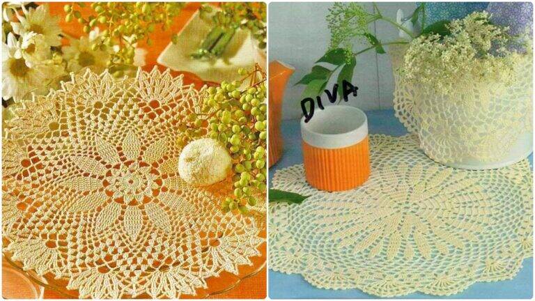 Centrinhos de Mesa em Crochê com Gráficos: Delicadeza e Estilo para Sua Decoração!