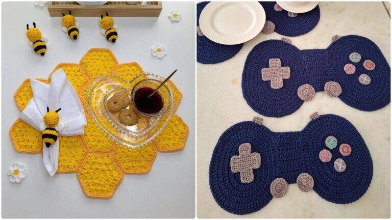 Sousplats de Crochê Diferentes: Encante Sua Mesa com Criatividade!
