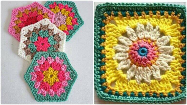 Squares de Crochê: Pequenos Quadrados que Transformam Ideias em Arte!