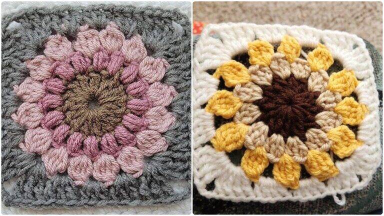 12 Squares de Crochê: Os Quadrados que Criam Peças Únicas!