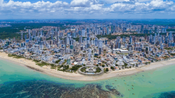 Vista aérea da cidade de João Pessoa na Paraíba