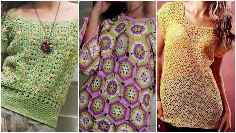 20 Blusas de Crochê com Gráficos: Veja Peças Lindas e Uma Vídeo Aula Completa!
