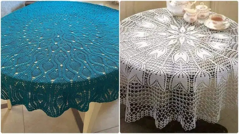17 Toalhas de Mesa em Crochê com Gráficos: Modelos Lindos e Elegantes!