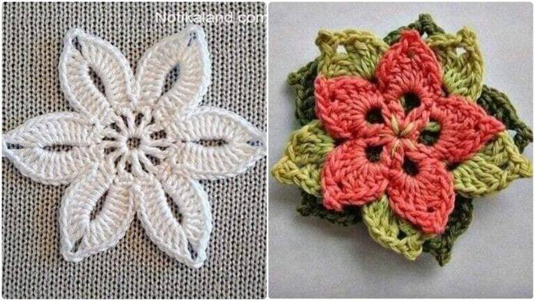 23 Flores de Crochê para Aplicação: Detalhes Artesanais que Transformam Qualquer Peça