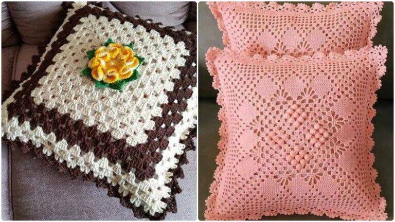 18 Almofadas de Crochê com Gráficos: Decore a Sua Casa com Amor!