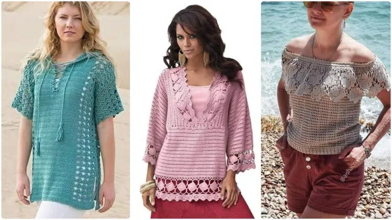 Inspirações de Blusas de Crochê Únicas e Criativas para Qualquer Estação!