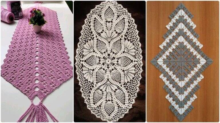 10 Caminhos de Mesa em Crochê: Decoração que Transforma a Sua Casa!