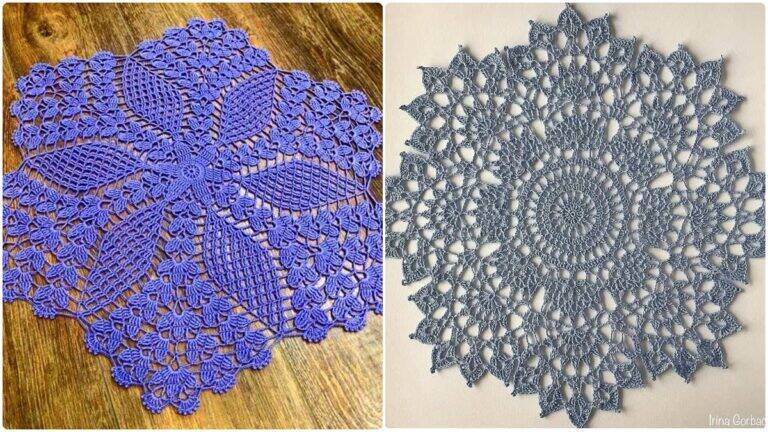 Decore sua casa com centros de mesa em crochê atemporais e lindos!