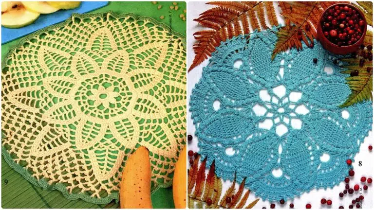 Centros de Mesa em Crochê com Gráficos: Descubra Peças que Transformam sua Decoração!