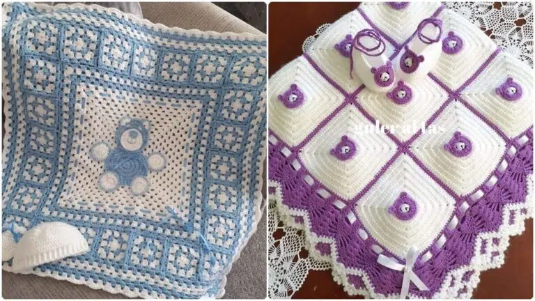 11 Mantas de Crochê Infantil: Carinho, Aconchego e Estilo em Cada Ponto!