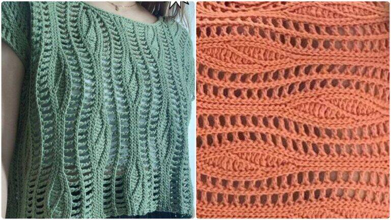 17 Pontos de Crochê com Gráficos para Criar Lindas Blusas + Vídeo Aula!