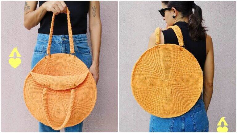 Bolsa de Crochê Cítrica: Crie Essa Peça Estilosa e Criativa!