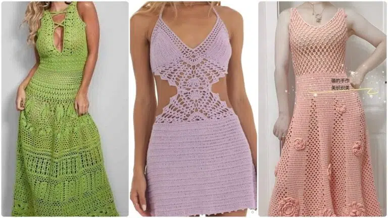 Vestidos de Crochê Atemporais: Veja Gráficos e Crie Peças Únicas!