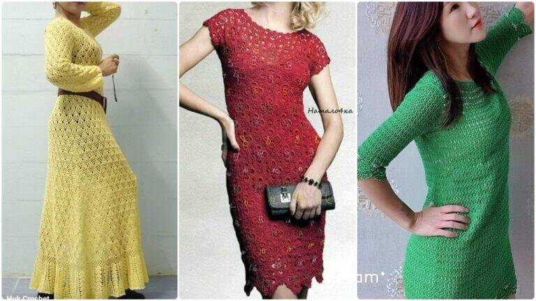 Vestidos de crochê fáceis que podem ser feitos em casa