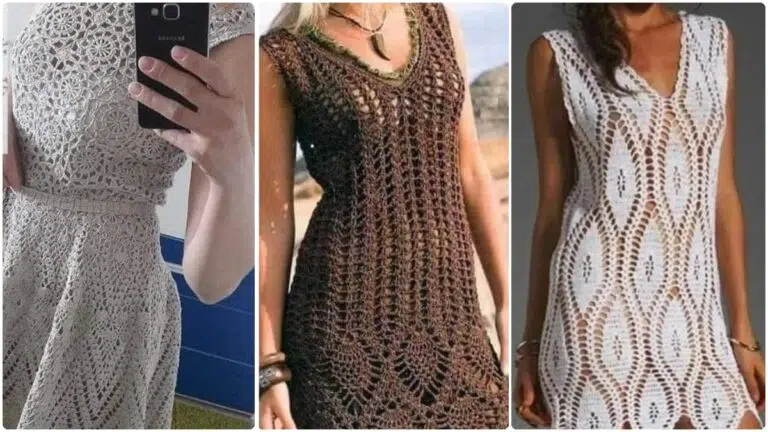 23 Vestidos de Crochê com Gráficos Completos: Conheça Peças Elegantes e Charmosas!