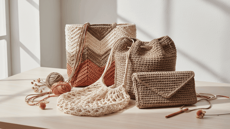 13 modelos de bolsas de crochê que vão transformar o seu look + vídeo aula!