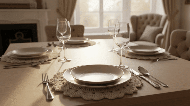 Sousplats de crochê com gráficos grátis: elegância e charme para sua mesa!