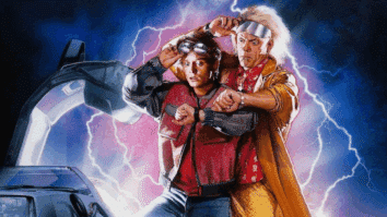 Imagem promocional do filme De Volta para o Futuro