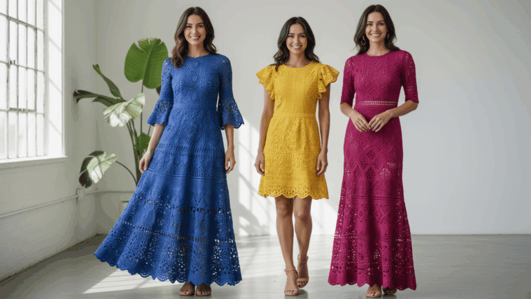 Charmosos e elegantes, 11 vestidos de crochê que ficam perfeitos em qualquer ocasião
