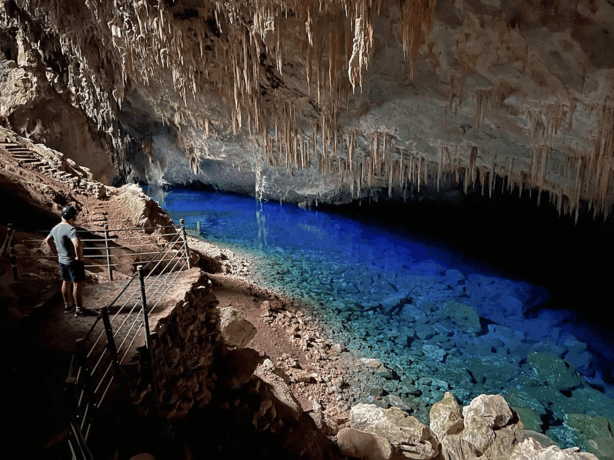 Gruta do Lago Azul. Foto: Jéssica Weber/Melhores Destinos