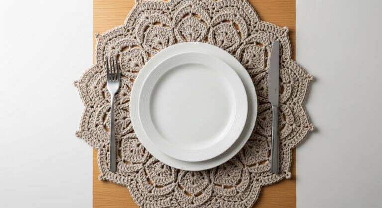 Sousplats de Crochê Elegantes: o segredo de uma mesa sofisticada e inesquecível